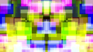 ekranda renkli süslemeleri dans