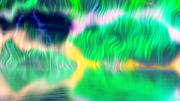 在屏幕上的彩色装饰舞蹈 — 图库视频影像