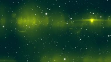 Beyaz kar taneleri dans üstünde belgili tanımlık perde