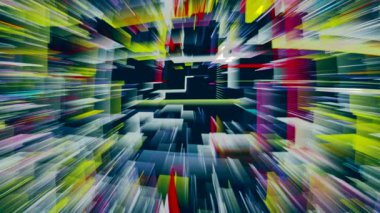 geometrik şekiller dans üstünde belgili tanımlık perde