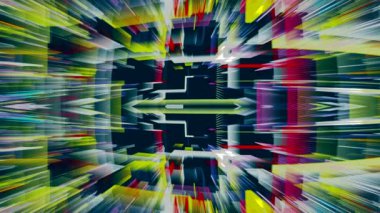 geometrik şekiller dans üstünde belgili tanımlık perde