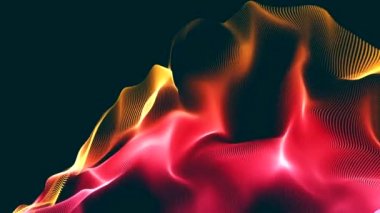 renk alev dans ekranda