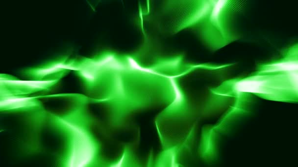 danse de flamme de couleur à l'écran 