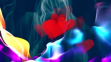 renk alev dans ekranda