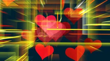 renk desen ekranda dans