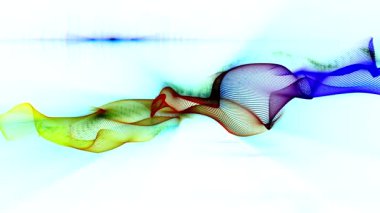 renk desen ekranda dans