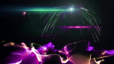 renk desen ekranda dans