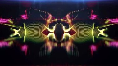 renk desen ekranda dans