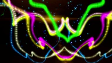 renk desen ekranda dans