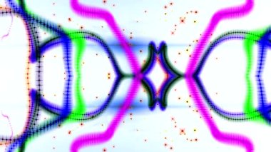 renk desen ekranda dans