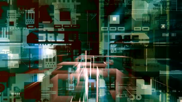 lumière dessine des chiffres sur l'écran 