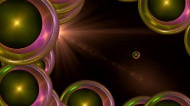 diskler ekranda desenler çizer