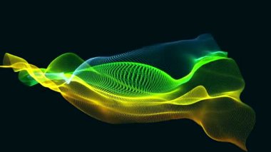 bantlar ekranda desenler çizer