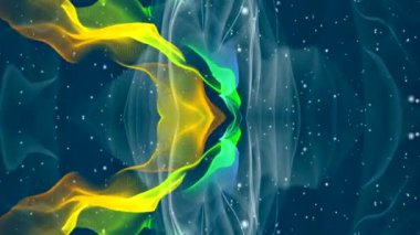 bantlar ekranda desenler çizer