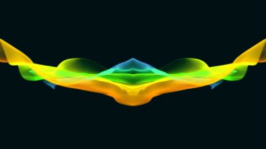 bantlar ekranda desenler çizer