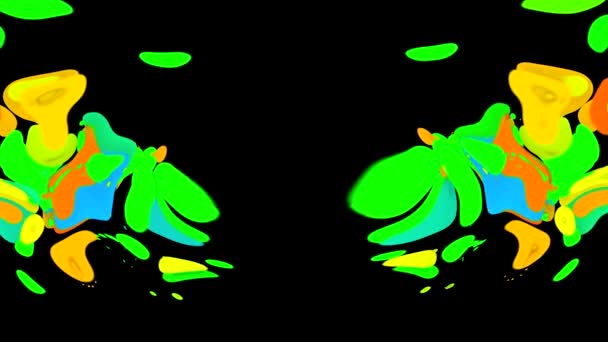 Vernici Disegnare Modelli Sullo Schermo — Video Stock