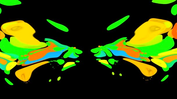 Vernici Disegnare Modelli Sullo Schermo — Video Stock