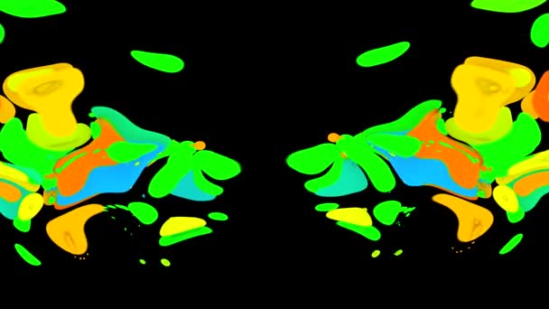 Vernici Disegnare Modelli Sullo Schermo — Video Stock