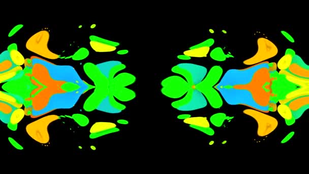 Farby Rysować Wzory Ekranie — Wideo stockowe