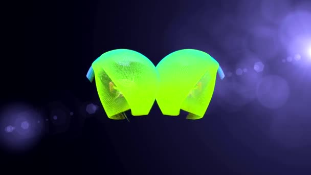 danse de figures colorées sur l'écran 