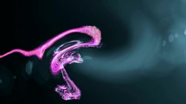 ekranda renkli şekiller dans