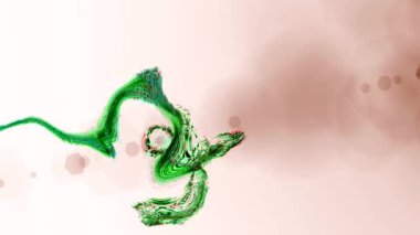 ekranda renkli şekiller dans