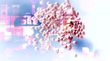 ekranda renk küpleri dans