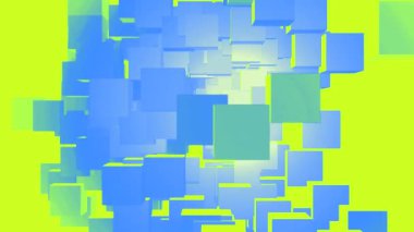 ekranda dans renkli bloklar