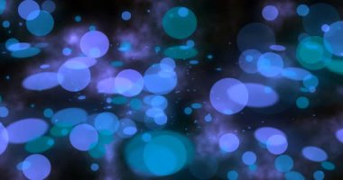 ekranda dans renkli daireler