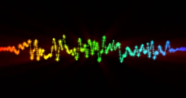 danse des signaux de couleur à l'écran 