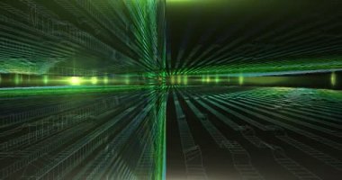 ekranda renkli şekiller dans