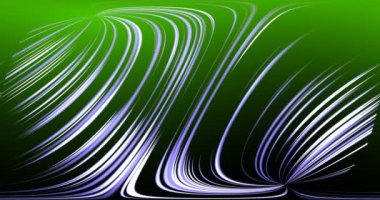 Ekranda renkli çizgiler hareketi