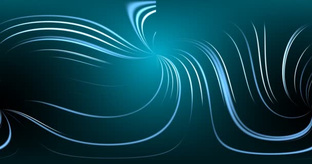 Mouvement des lignes colorées sur l'écran 