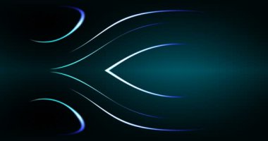 Ekranda renkli çizgiler hareketi