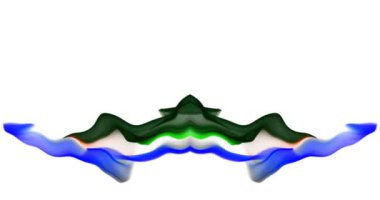 cam üzerinde renkli desenler boyama