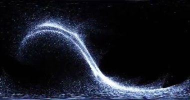 ekranda renkli kıvılcımlar çizer