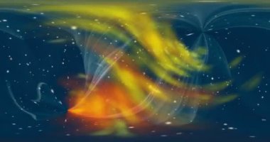 ekranda sıcak alevler in dans