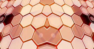 Geometrik bir hexa figürünün canlandırması