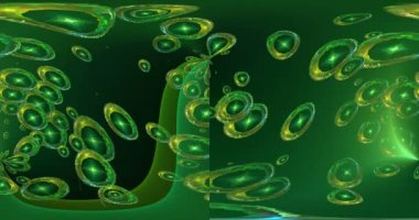 Güzel zümrüt mücevherlerin animasyonu