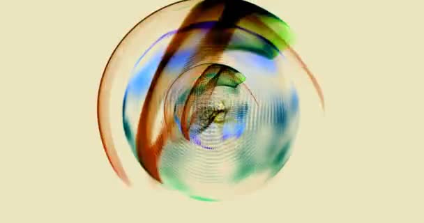Abstract Movement Spheres Rendering — стокове відео