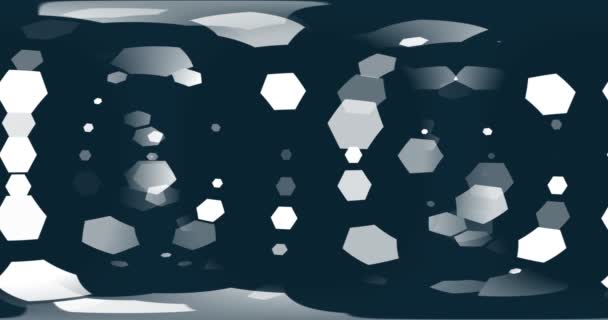 Contour Hexagonal Abstrait Modifie Surface Géométrique — Video