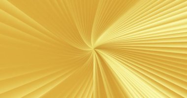 Renkli sarı çizgilerin 4k 3D animasyonu. Geometri örüntüsü hareket arkaplanı. 3B - oluşturuluyor