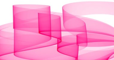 Renkli pembe çizgilerin 4k 3D animasyonu. Geometrik şablonun hareket arkaplanı. 3B - oluşturuluyor