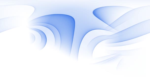 Animacja Rzędów Kolorowych Niebieskich Pasków Ruchome Tło Geometrycznego Wzoru Renderowanie — Wideo stockowe