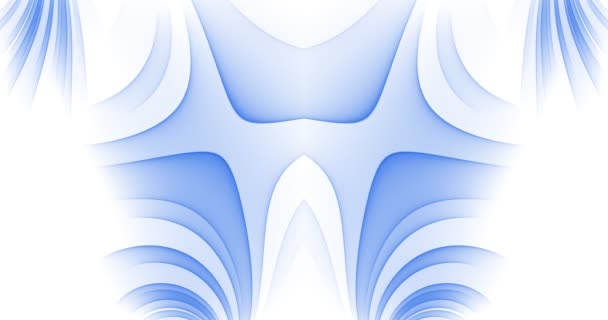 Animatie Van Rijen Kleurrijke Blauwe Strepen Bewegingsachtergrond Van Het Geometrische — Stockvideo
