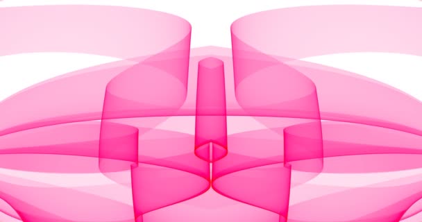 Animacja Rzędów Kolorowych Różowych Pasków Ruchome Tło Geometrycznego Wzoru Renderowanie — Wideo stockowe