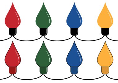 Elektrikli çelenk lambaları