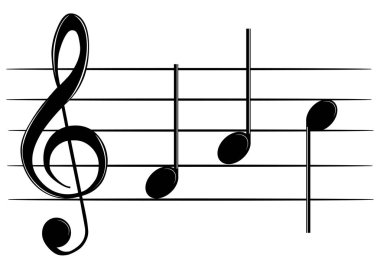 Tiz clef ve notaların anahattı