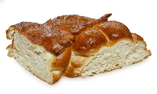 Pão encaracolado com manteiga — Fotografia de Stock