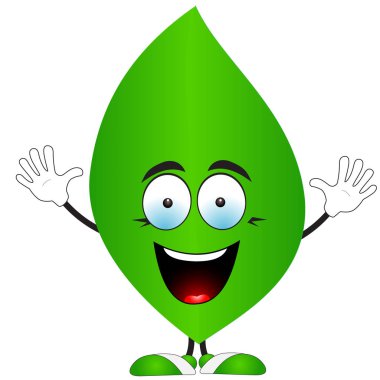 Gülümseyen yeşil yaprak